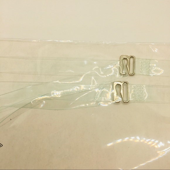 TRANSPARENT BRA STRAPS WITH CRYSTALS IN LIGHT BLUE - Picture 11 of 15